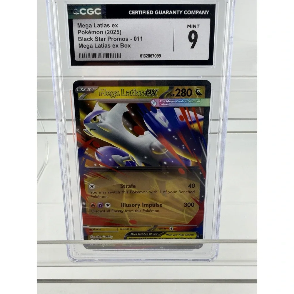 English Mega Latias ex Pokémon (2025) Black Star Promos - 011 Mega Latias ex Box